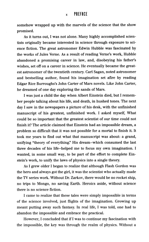 Physics of the Impossible