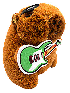 Weichspielzeug - Capybara mit Gitarre, 11cm, zum Aufhängen