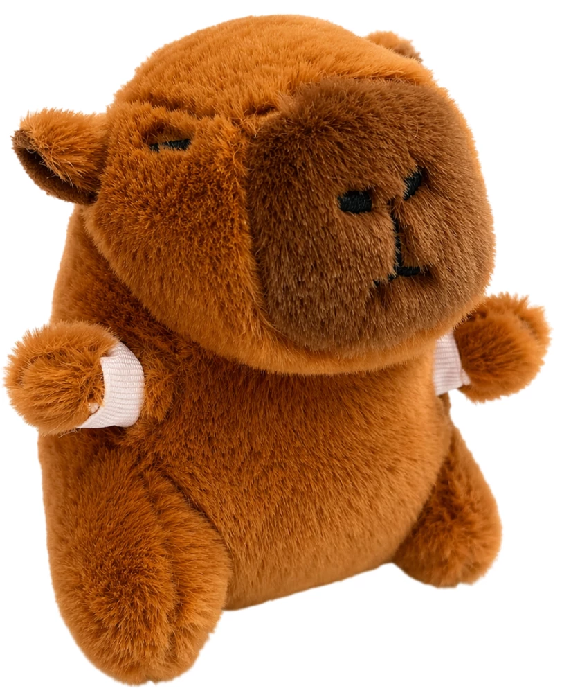 Weichspielzeug - Kapibara mit Wolkenrucksack, 12cm, zum Aufhängen