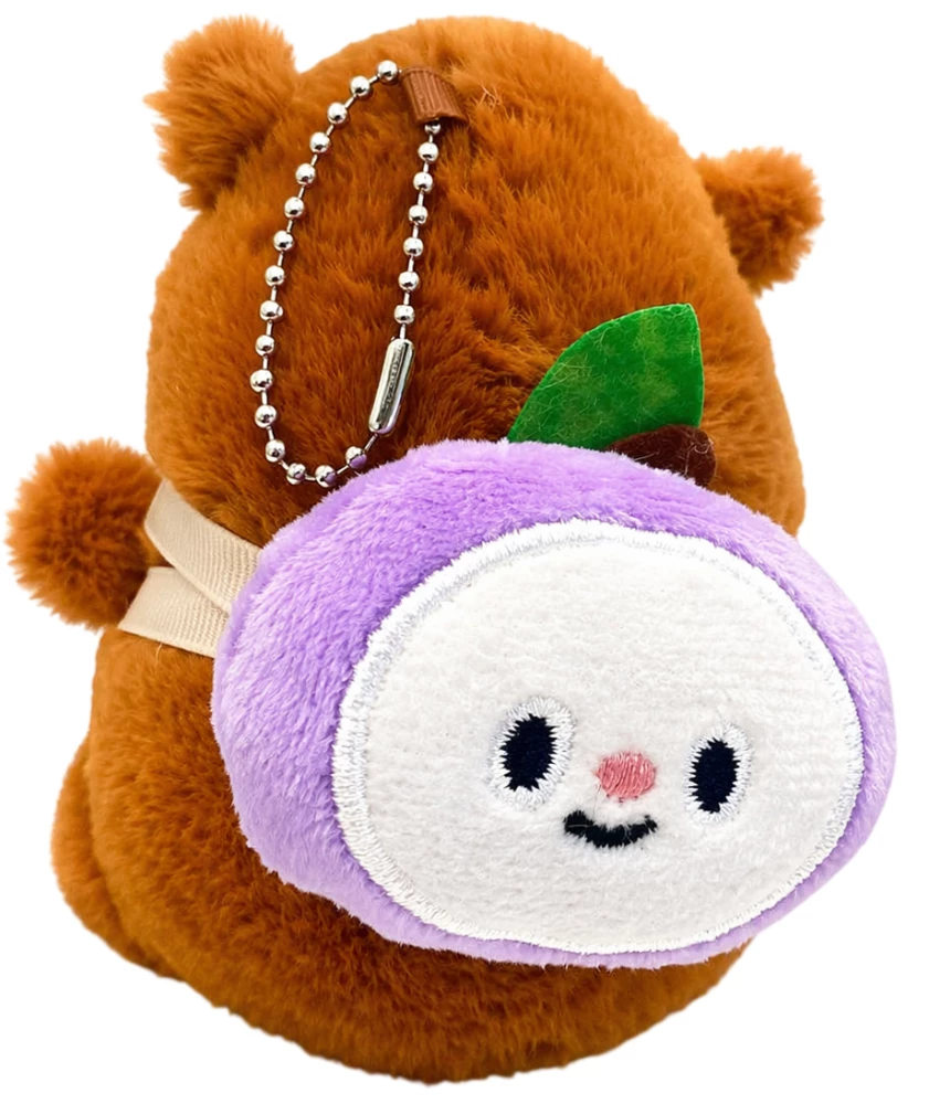 Weichspielzeug - Kapibara mit Wolkenrucksack, 12cm, zum Aufhängen