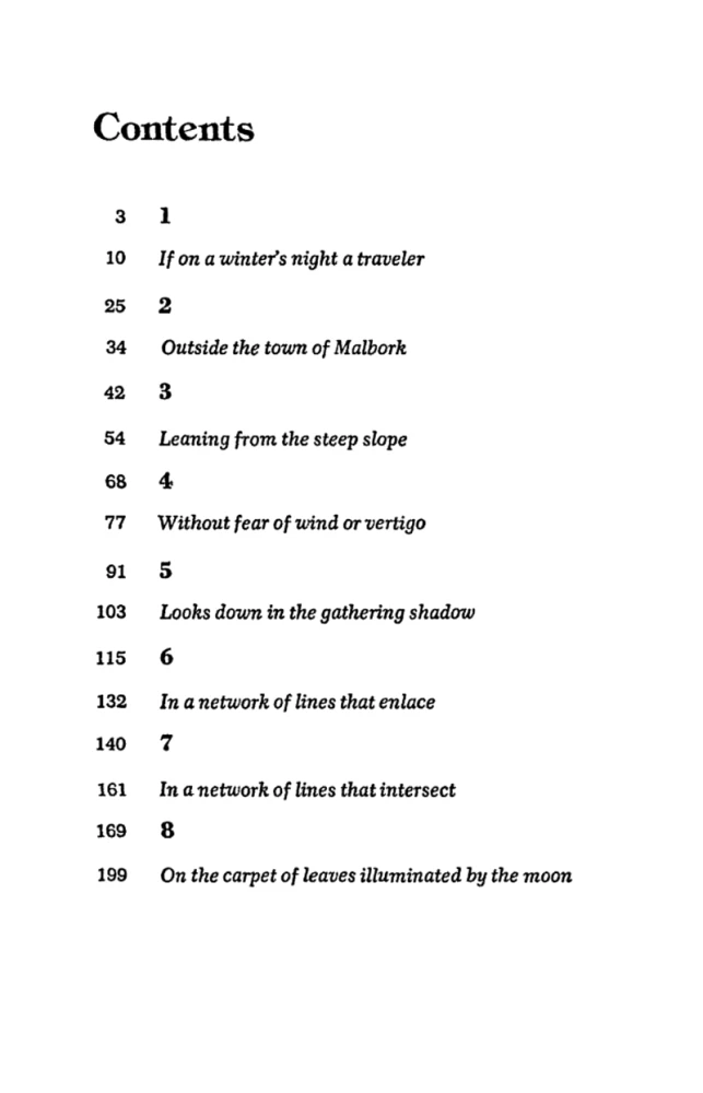 If on a Winters Night a Traveller