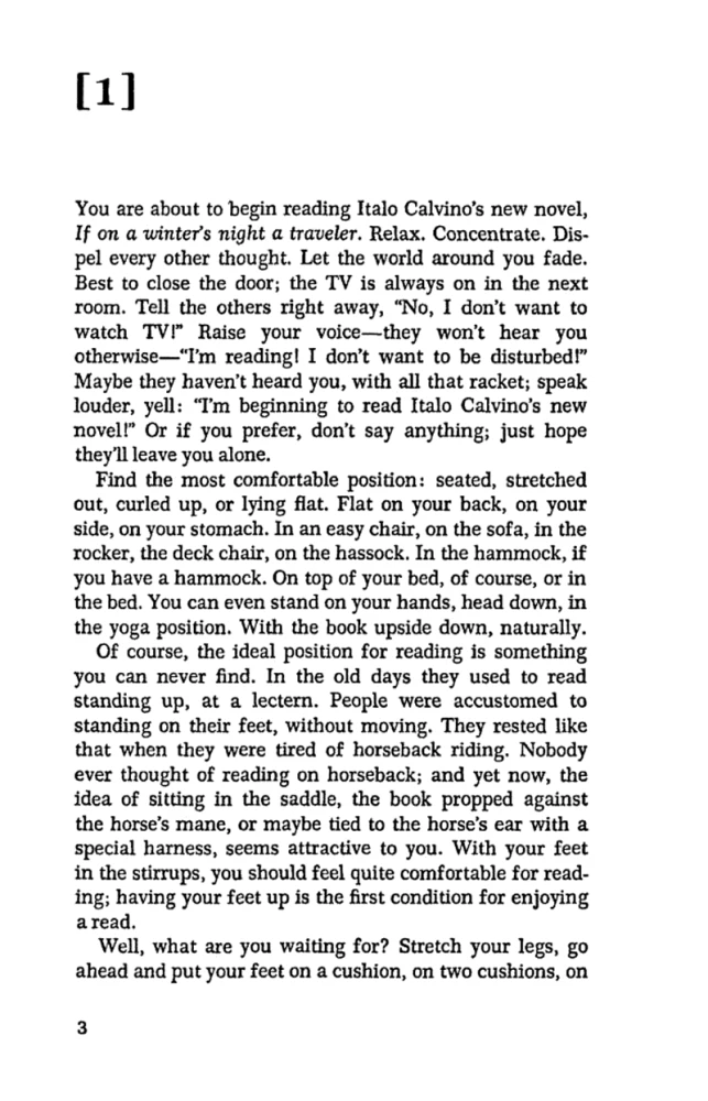 If on a Winters Night a Traveller