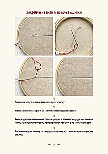 Embroidery for Beginners. Simple Stitches, Stitches, and Shapes