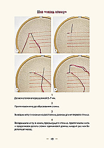 Embroidery for Beginners. Simple Stitches, Stitches, and Shapes