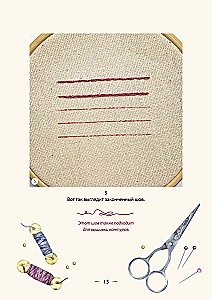 Embroidery for Beginners. Simple Stitches, Stitches, and Shapes