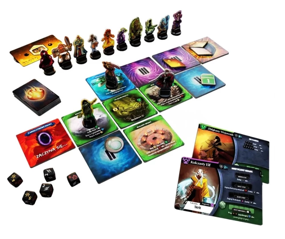 Tabletop game - Throne of Cubes. Adventures (expansion)