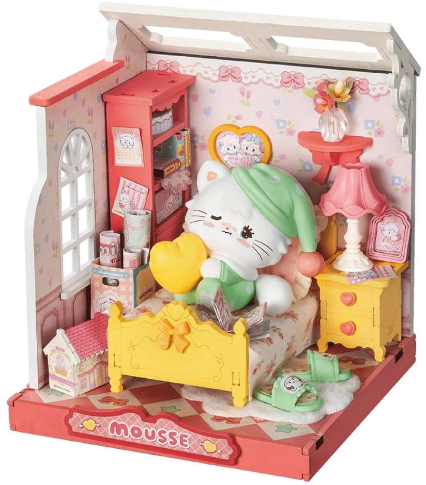 3D-миниatūra ROBOTIME - Mousse's Sweet Night, 106 detaļas