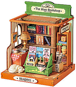 3D-saliekamā miniātūra ROBOTIME - The Muse Bookshop, 114 detaļas