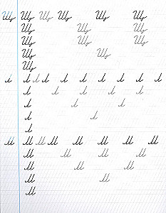 Writing Workbook for Children. Step 1. Learning to Write Letters