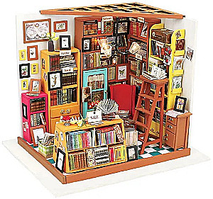 3D-saliekamā miniātūra ROBOTIME - Sam’s Study Library, 236 detaļas