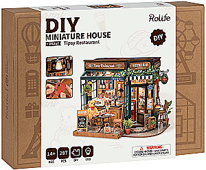 3D-saliekamā miniātūra ROBOTIME - Tipsy Restaurant, 296 detaļas