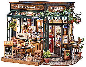 3D-saliekamā miniātūra ROBOTIME - Tipsy Restaurant, 296 detaļas