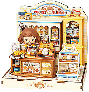 3D-saliekamā miniātūra ROBOTIME - Cookii Bunny’s Cookie Shop, 182 detaļas