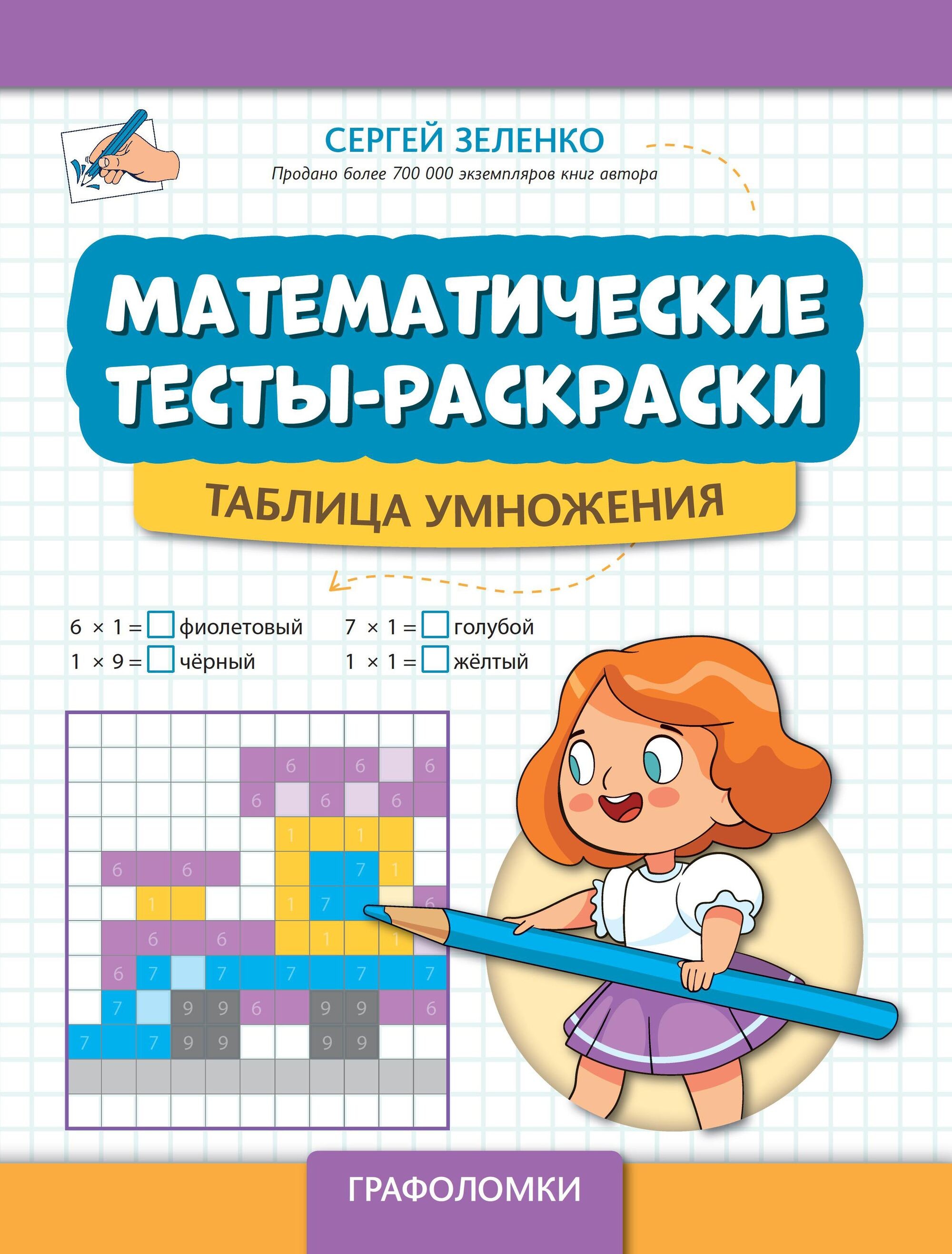 Matematyczne testy-kolorowanki: tablica mnożenia