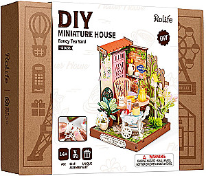 3D-saliekamā miniātūra ROBOTIME - Fancy Tea Yard, 112 detaļas