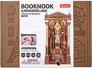 3D-saliekamā miniātūra ROBOTIME - Brīnumu bibliotēka, 258 detaļas