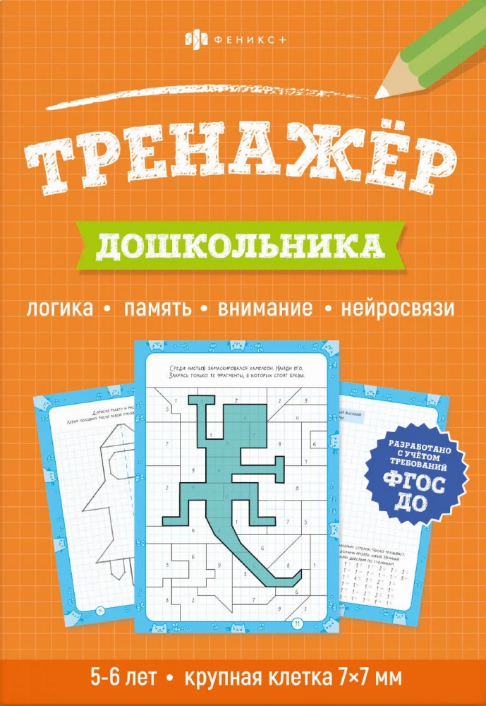 Preschooler Trainer. Logic, Memory, Attention, Neural Connections. 5-6 years