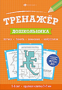 Preschooler Trainer. Logic, Memory, Attention, Neural Connections. 5-6 years