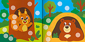 Colored Circles. Who Lives Where