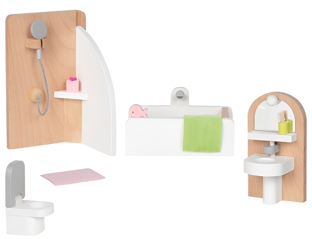 Toy Set - Bathroom, 10 Pieces