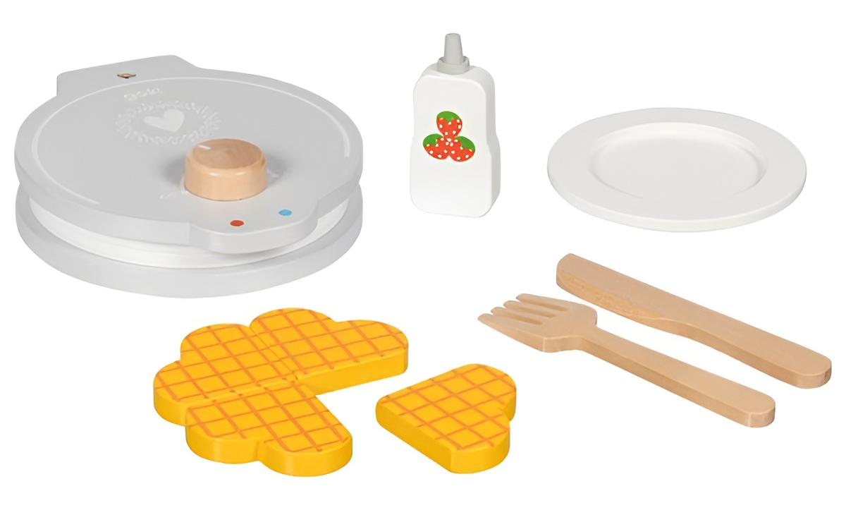 Toy - Waffle Maker, 9 Pieces