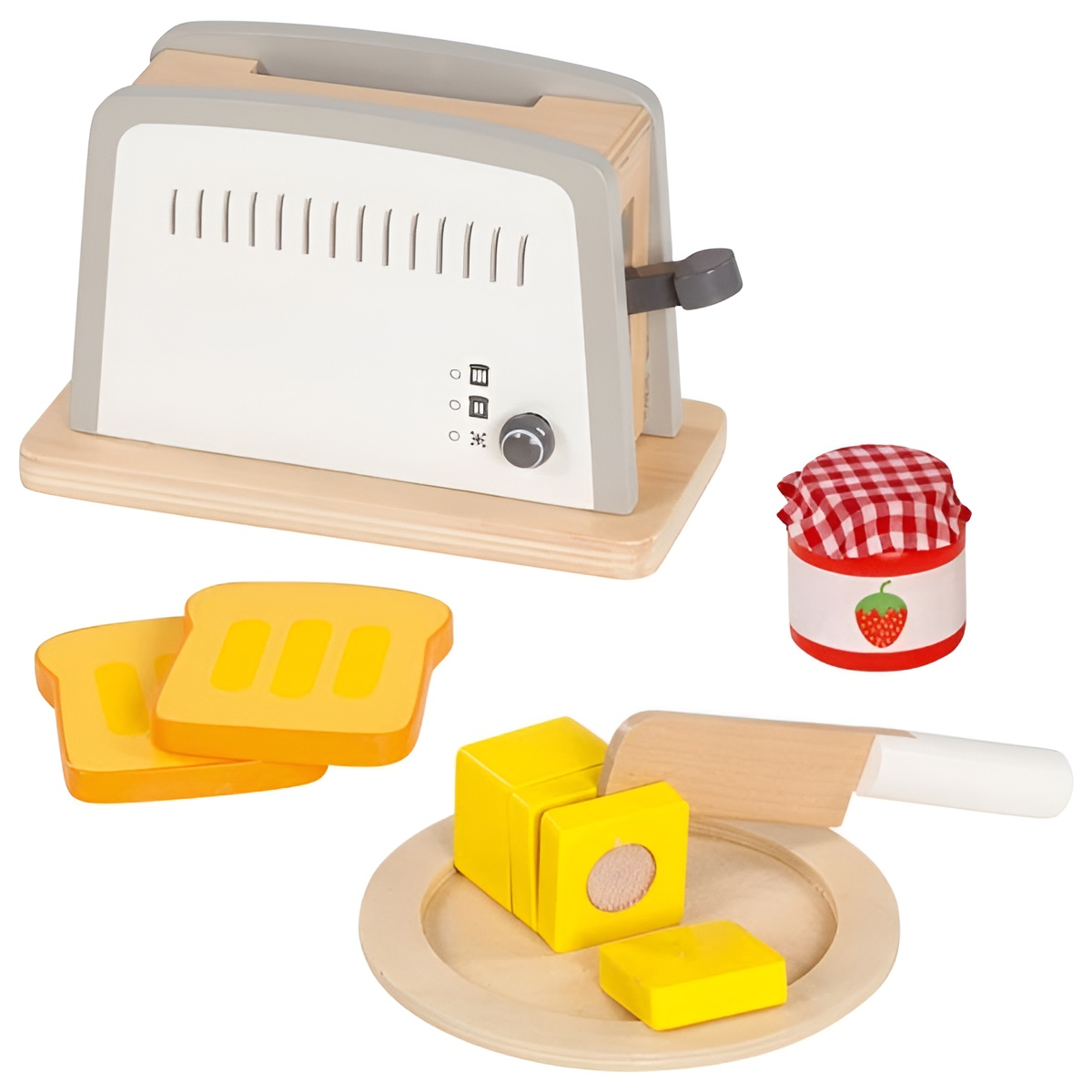Play Set - Toaster, 10 Pieces