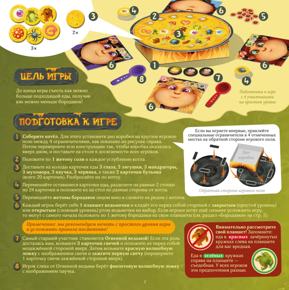 Board Game - Hungry Witches