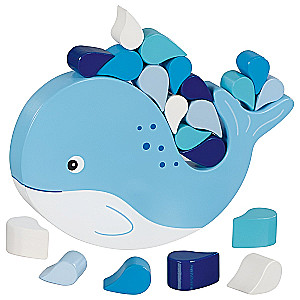 Развивающая деревянная игра - Кит, 21 деталь