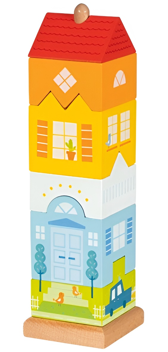 Wooden Pyramid - City House, 7 details