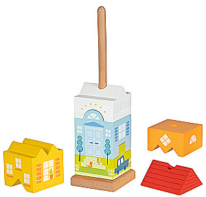 Деревянная пирамида - Городской дом, 7 деталей