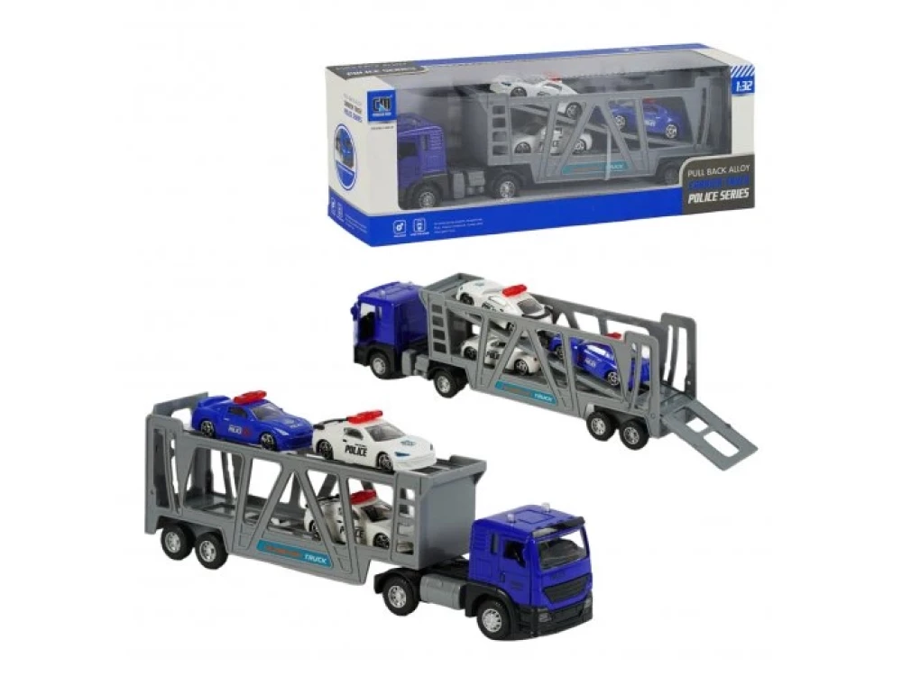 Žaislas - Automobilių pervežėjas-evakuatorius