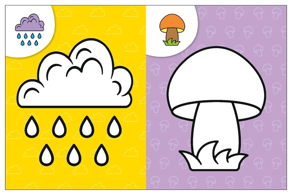 Coloring Books for the Little Ones. Nature