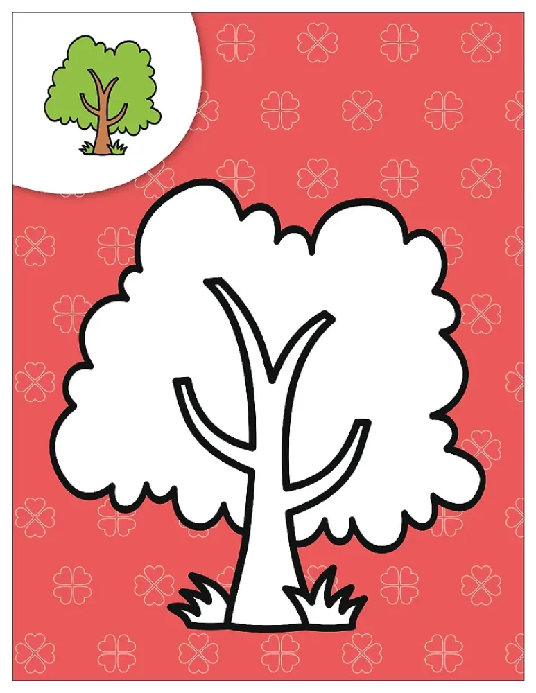 Coloring Books for the Little Ones. Nature