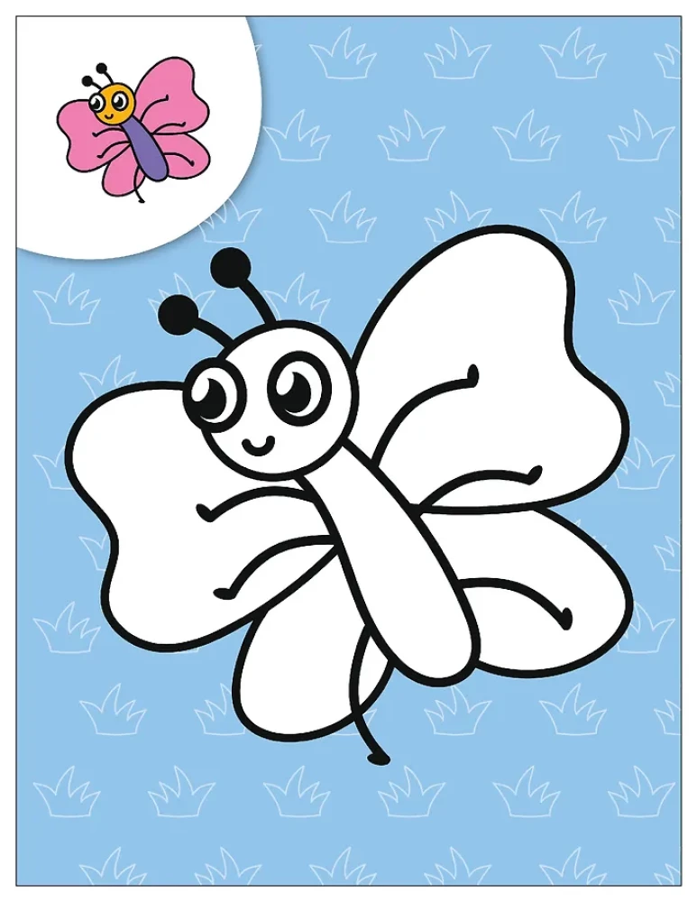 Coloring Books for the Little Ones. Nature