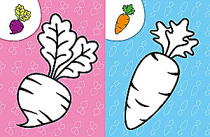 Coloring Books for the Littlest Ones. Fruits and Vegetables