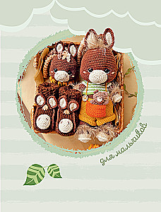 Toys, Rattles and Booties Crochet. Kits for the Little Ones