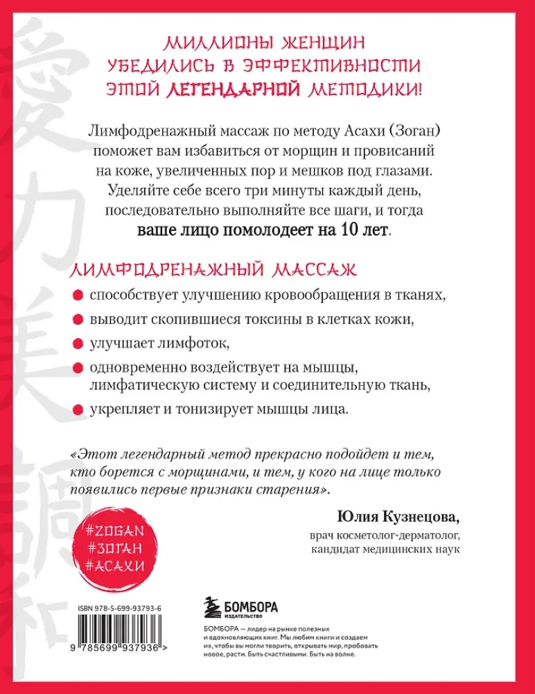 Японский массаж лица. Метод Асахи (Зоган)