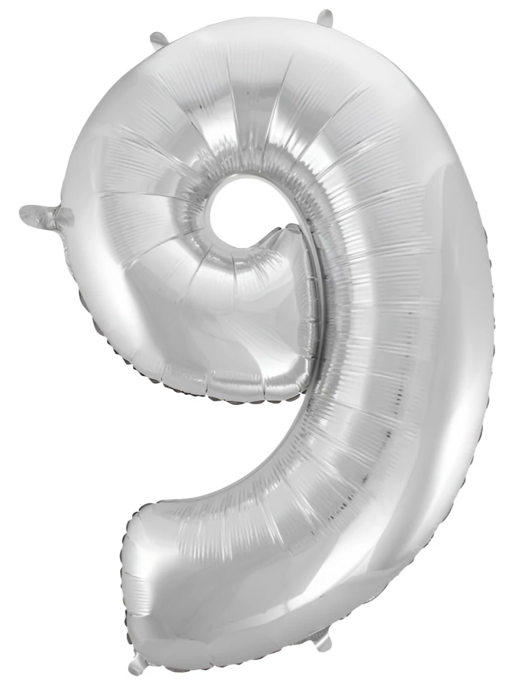 Foil Balloon - Number 9, 92cm