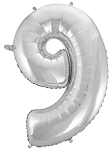 Foil Balloon - Number 9, 92cm