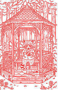 Skilled Paws. Cozy Coloring Book for Stress Relief in the Spirit of Beatrix Potter