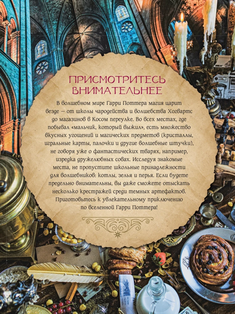 In the magical world, I am looking for... A search book for fans of the Harry Potter universe