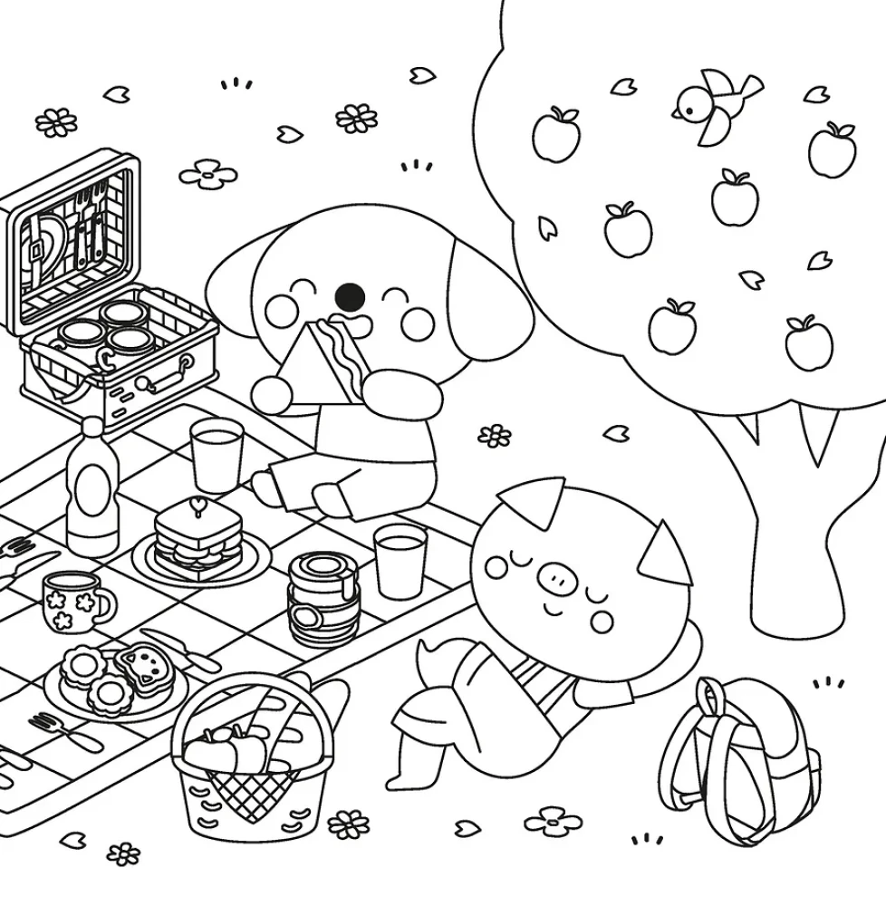 Coloring Book - Perfect Weekend