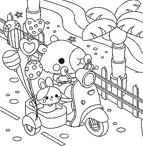 Coloring Book - Perfect Weekend