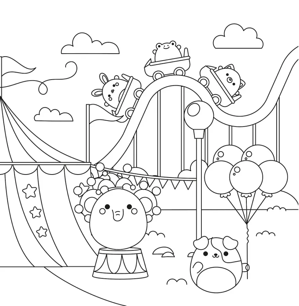 Coloring Book - Cute Little Animals