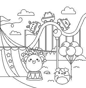 Coloring Book - Cute Little Animals