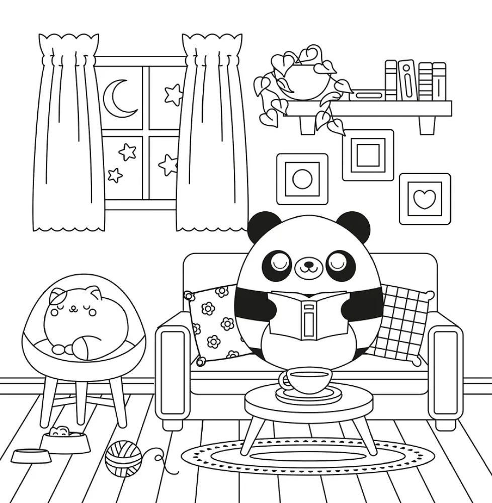Coloring Book - Cute Little Animals