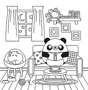 Coloring Book - Cute Little Animals