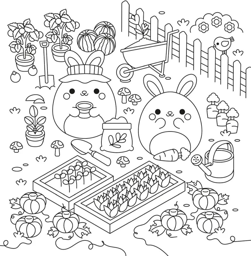 Coloring Book - Cute Little Animals
