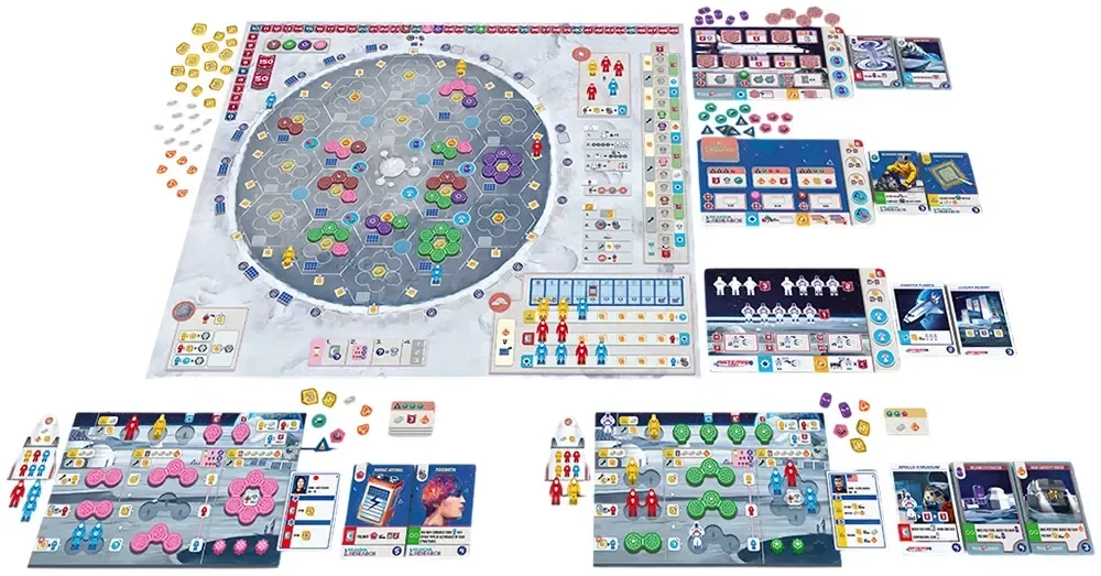 Gra planszowa - Baza Shackleton. Podróż na Księżyc