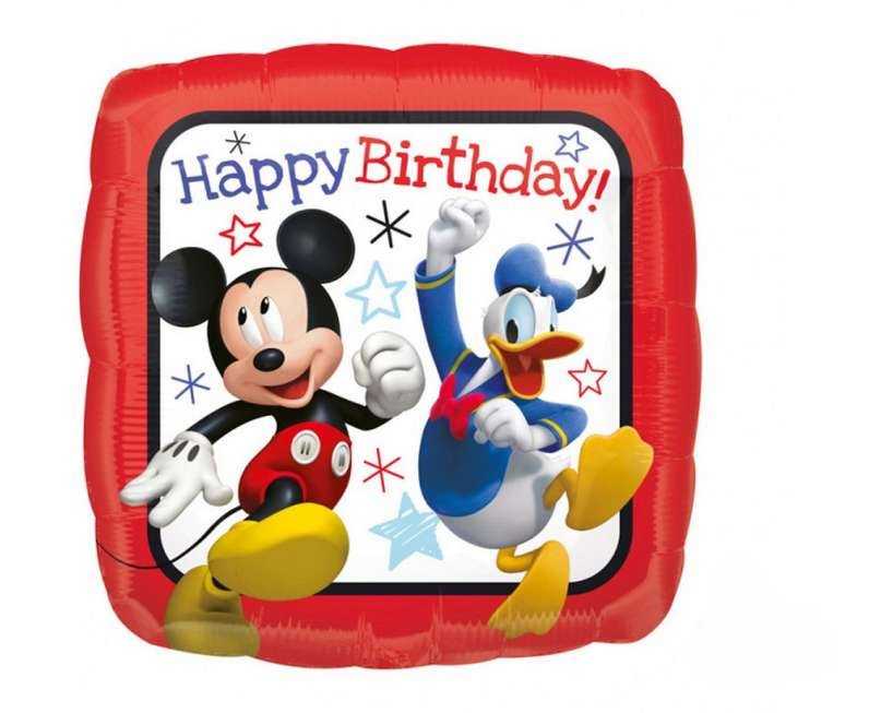 Foil Balloon 18 Mickey Roadster Race